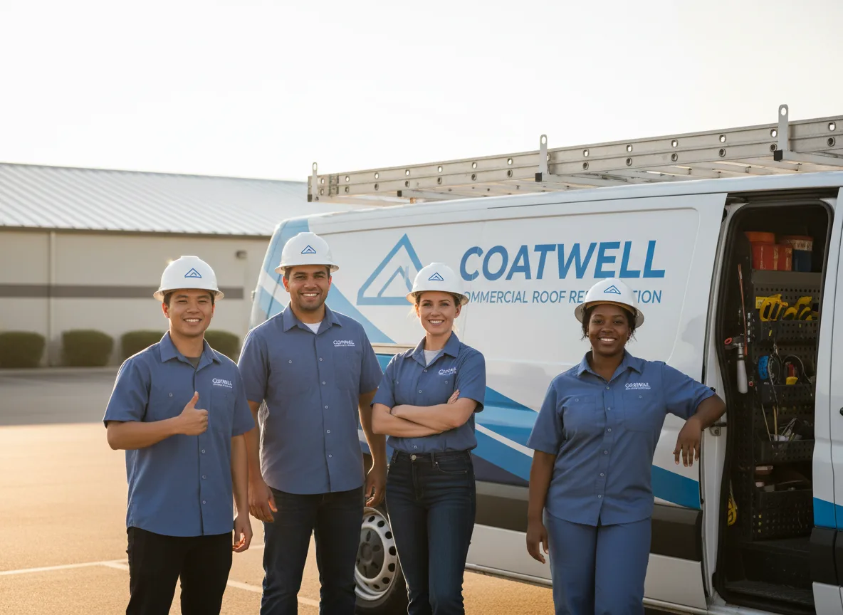 Commercial roof coating company in Sarita, TX